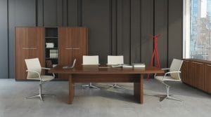 Modern Status Boardroom Table – Rectangular Design