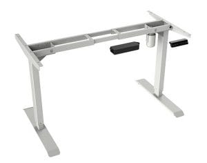 single motor sit stand frame