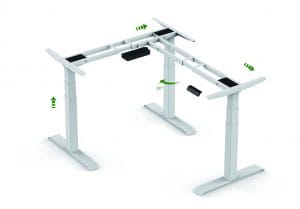 triple motor sit stand frame 2