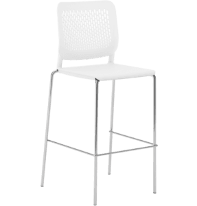 Malika stool in white colour