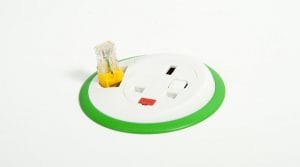 Pixel in-surface power module