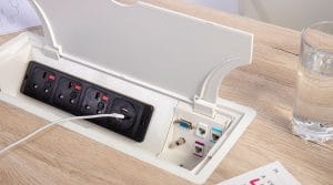 Puma In-Surface 3 x UK FUSED Socket, 1 USB A and USB C