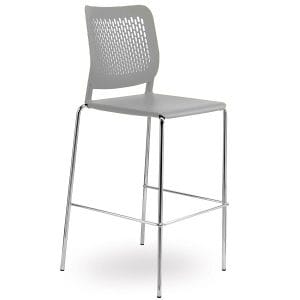 Malika high stool gray