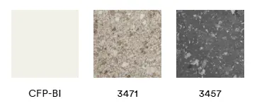 solid laminate top finishes