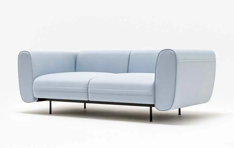 lotus sofa 2seat wide armrests