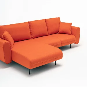 lotus sofa 3 seat red