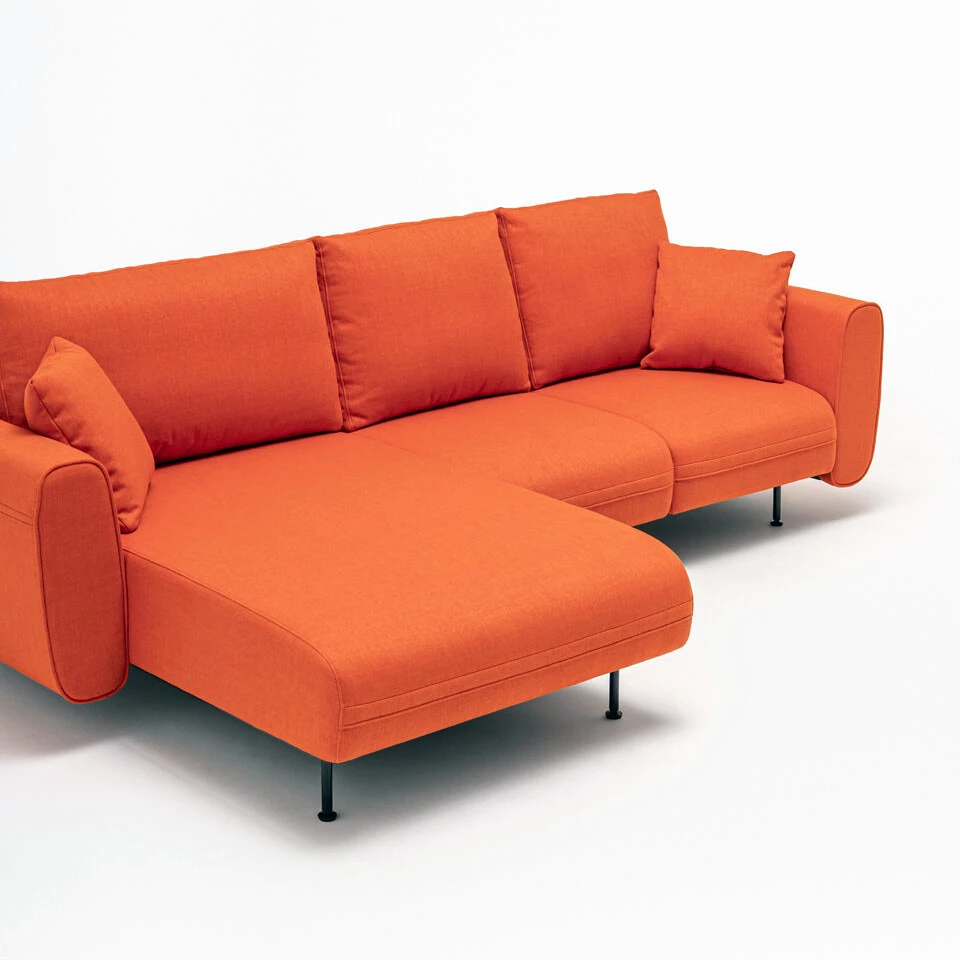 lotus sofa 3 seat red