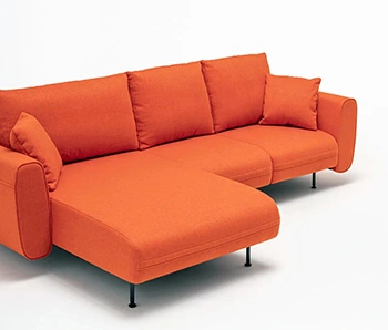 lotus sofa 3 seat red