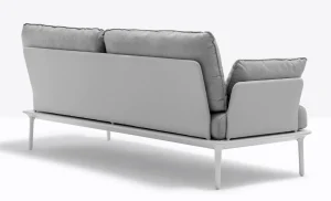 reva sofa gray back view