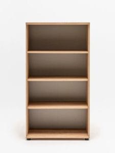 bookcase natural oak finish