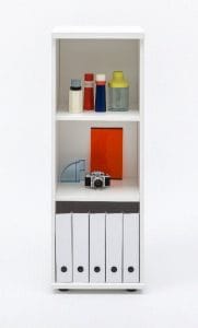 basic bookcase white