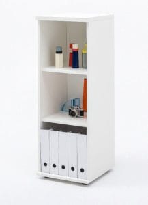 basic_bookcase white 3 shelves