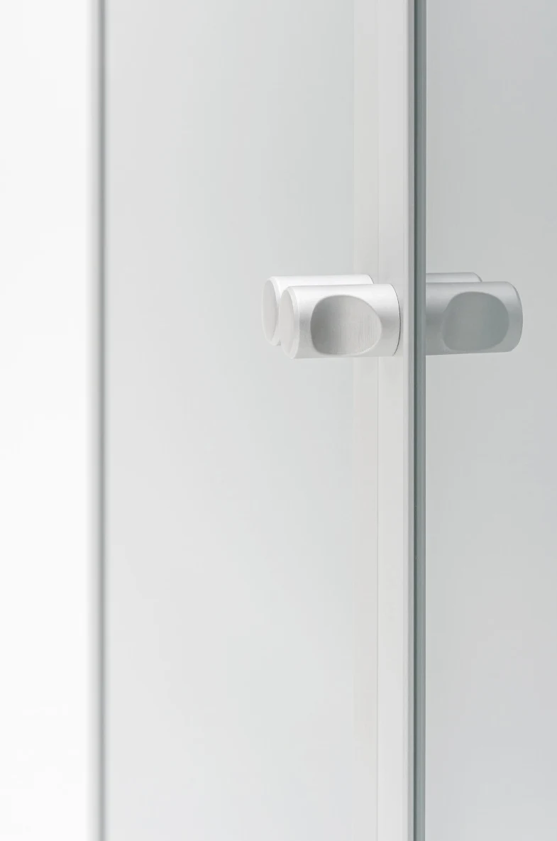 glass door close-up view