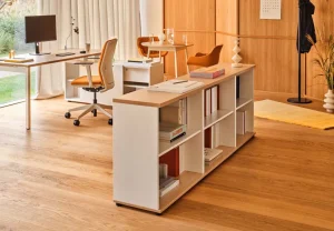 Office bookcase space divider