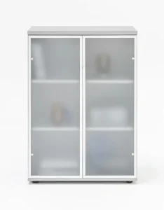 cabinet with closed doors