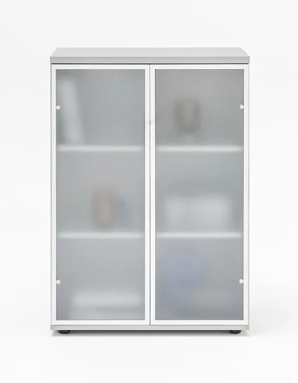 cabinet with closed doors