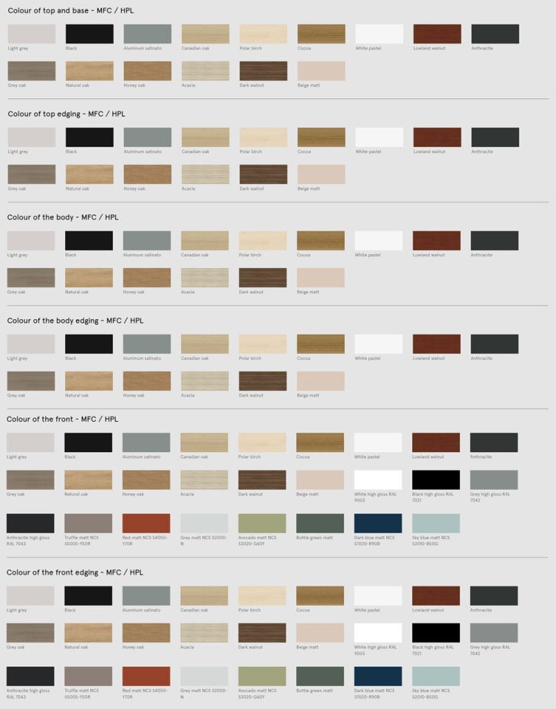 glass door bookcase finishes