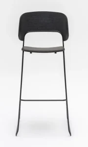 afi stool with backrest black