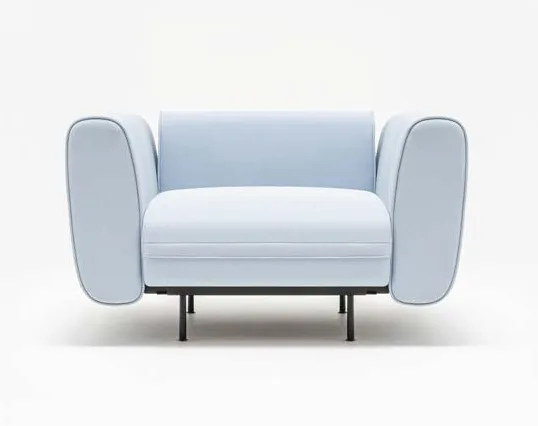 lotus seating with wide armrest