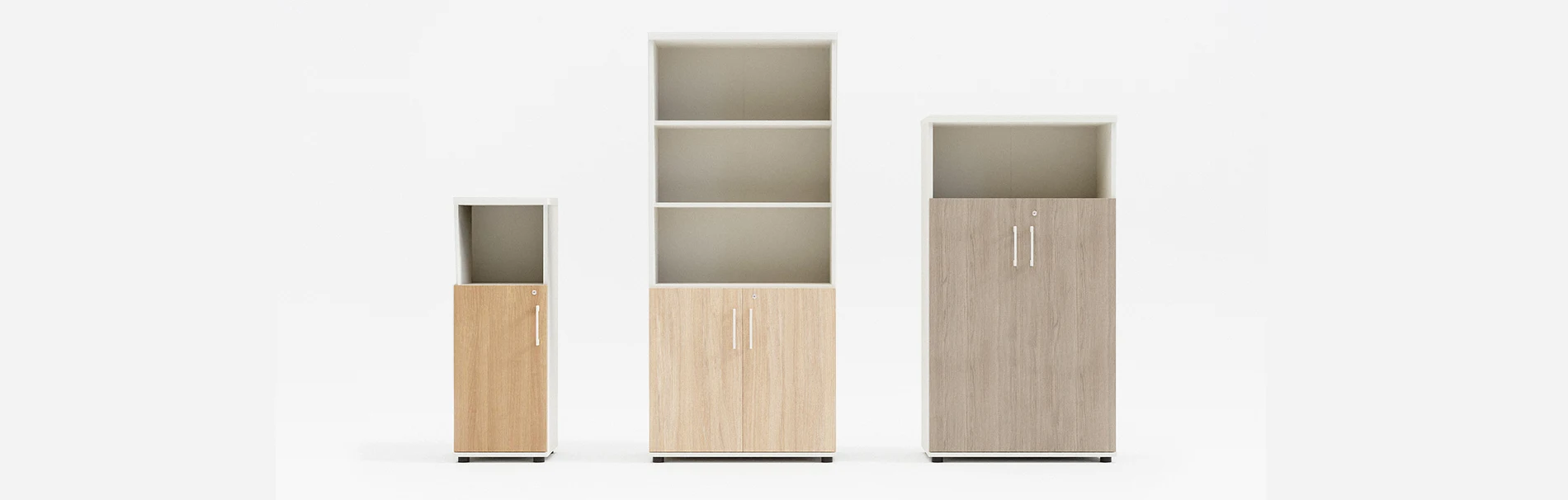 basic half bookcases options