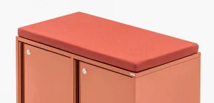 Locker Plus cabinet with top cushion