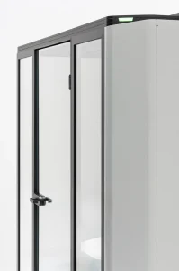 acoustic booth close side view