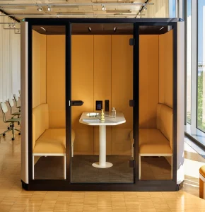 coda acoustic booth in office