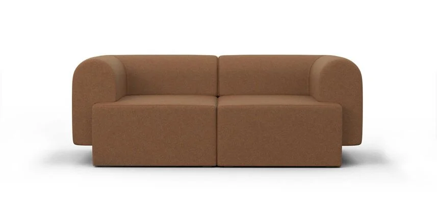 2-seat tori sofa Rust 407 upholstery
